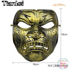 Mặt Nạ Chiến Binh Cổ Điển Sparta 300 - Phụ Kiện Halloween Hóa Trang Cho Người Yêu Thích Phim Chiến Tranh Cổ Điển