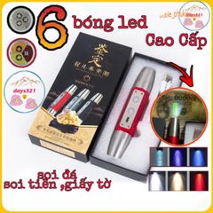 Đèn Soi Tiền & Đá Quý 6 Bóng Màu - Công Cụ Phát Hiện Đồ Giả Sáng Mạnh Dùng Ngoài Trời, Bền Bỉ Và Tiện Lợi