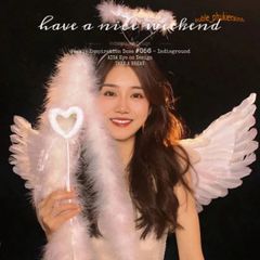 Bộ Cánh Thiên Thần Hóa Trang Nhiều Màu Xinh Đẹp - Phụ Kiện Cosplay Dành Cho Người Lớn & Trẻ Em, Đồ Hóa Trang Lễ Hội Rực Rỡ