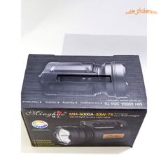 Đèn Pin Siêu Sáng MH-6000 - 30W, Pin 6000mAh, Chiếu Sáng Trắng Cao Cấp, Lý Tưởng Cho Cắm Trại, Vườn, Kho Hàng