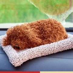 Thú Bông Than Hoạt Tính Giống Thật 99% - Chó Poodle và Mèo Trang Trí Xe Hơi, Khử Khuẩn, Lọc Không Khí, Đáng Yêu cho Không Gian Sống