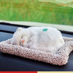 Thú Bông Than Hoạt Tính Giống Thật 99% - Chó Poodle và Mèo Trang Trí Xe Hơi, Khử Khuẩn, Lọc Không Khí, Đáng Yêu cho Không Gian Sống