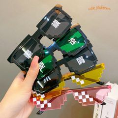 Kính Thug Life 6 Chấm - Kính Mát Siêu Ngầu Phong Cách 8BIT Bảo Vệ Mắt Thời Trang Và Đáng Nhớ Cho Chụp Ảnh Nhóm