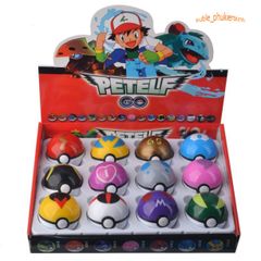 Hộp 8 Bóng Quả Cầu Pokemon Pikachu - Đồ Chơi Giáo Dục Cho Trẻ Em, Phát Triển Trí Tưởng Tượng và Kỹ Năng Xã Hội.