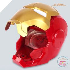 Két Đựng Tiền Mini Thông Minh Hình Iron Man Siêu Anh Hùng - An Toàn, Độc Đáo & Thú Vị Cho Trẻ Em Học Quản Lý Tài Chính