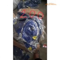 Mũ Hóa Trang Hình Cá Silicone Unisex Màu Xanh Dương - Thiết Kế Độc Đáo Cho Tiệc Halloween & Sự Kiện Cosplay