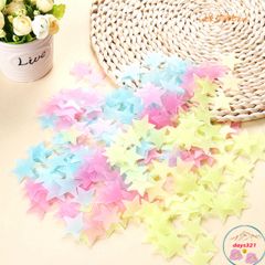 Combo 100 Sao Dạ Quang Tường - Phụ Kiện Trang Trí Phát Sáng Đêm - Dán Gắn Nhiều Bề Mặt, Trang Trí Độc Đáo Cho Không Gian Sống