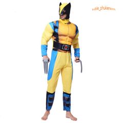 Bộ trang phục Người Sói Wolverine cho bé trai - Áo choàng, mặt nạ phát sáng Cosplay Siêu Anh Hùng - Quà tặng hoàn hảo cho trẻ em