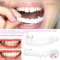 Răng Giả Tạm Thời Thông Minh - Bộ Nụ Cười Mới Che Khuyết Điểm, Thay Thế Kinh Tế Niềng Răng Cho Ngày Của Cha & Mẹ