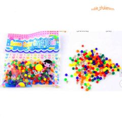 Bộ 5 Túi Hạt Tinh Thể 100 Hạt - Hạt Nở Slime Trồng Cây Không Đất, Trang Trí Lọ Hoa Đẹp Mắt Với Màu Sắc Rực Rỡ