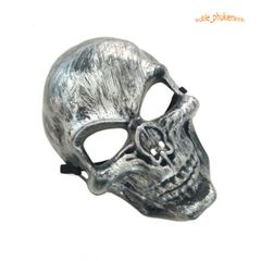 Mặt Nạ Đầu Lâu Bạc – Phụ Kiện Halloween và Trung Thu – Độc Đáo cho Lễ Hội Cosplay và Tiệc Tùng