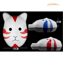 Mặt Nạ Anbu Naruto - Độc Đáo Cho Cosplay, Halloween, Quà Tặng Fan Anime - Chất Liệu Nhựa Cao Cấp, Kích Thước 26x18cm