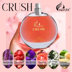 Nước hoa nữ Charme CRUSH 100ML - Hương Hoa Cỏ Chypre, Trẻ Trung, Hiện Đại, Lưu Hương Lâu, Quà Tặng Thời Trang