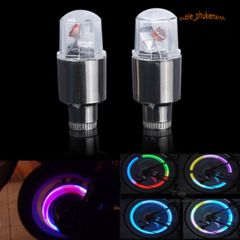 Đèn LED Cảm Biến Rung Gắn Nắp Van Bánh Xe Đạp 7 Màu Sáng - Phụ Kiện Thời Trang Độc Đáo Cho Xe Đạp và Ô Tô