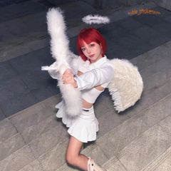 Cánh Thiên Thần Đen Trắng Cosplay - Phụ Kiện Hóa Trang Tiệc Tùng Halloween Cho Người Lớn & Trẻ Em, Độc Đáo, Giá Tốt