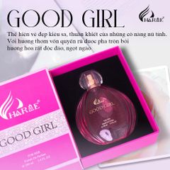 Nước hoa nữ Charme Good Girl 100ML - Hương Ngọt Ngào, Quyến Rũ Từ Hạnh Nhân và Hoa Nhài - Quà Tặng Sang Trọng cho Phái Nữ