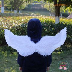 Cánh Thiên Thần Cosplay Màu Trắng Đen Đỏ - Phụ Kiện Hóa Trang Tiệc Tùng Cho Trẻ Em Và Người Lớn