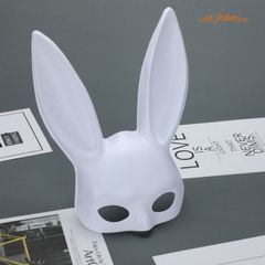 Mặt Nạ Thỏ BUNNY Tai Dài - Phụ Kiện Hóa Trang Quyến Rũ Cho Tiệc Halloween, Trung Thu và Lễ Hội
