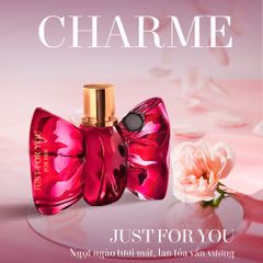 Nước Hoa Nữ Charme Just For You 30ml - Hương Floral Fruity Ngọt Ngào, Quyến Rũ, Độ Lưu Hương Lâu, Quà Tặng Đặc Biệt Cho Phái Đẹp
