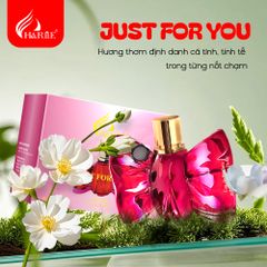 Nước Hoa Nữ Charme Just For You 30ml - Hương Floral Fruity Ngọt Ngào, Quyến Rũ, Độ Lưu Hương Lâu, Quà Tặng Đặc Biệt Cho Phái Đẹp