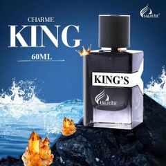 Nước Hoa Nam Charme KING's 60ML/100ML - Sang Trọng, Nam Tính, Hương Gỗ Quyến Rũ, Lưu Hương Lâu Dài, Tỏa Hương Mạnh Mẽ