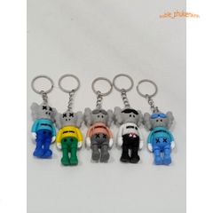 Móc Khóa KAWS Cute Bằng Cao Su Silicon Dẻo - Phụ Kiện Thời Trang Street Style Độc Đáo Treo Balo, Túi Xách, Xe Hơi