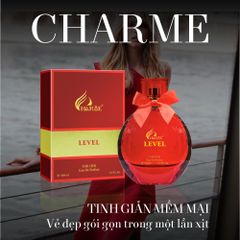Nước hoa nữ Charme LEVEL 100ML - Hương hoa nhài, nghệ tây sang trọng, quyến rũ, lưu hương bền lâu, Nước hoa Eau De Parfum cao cấp