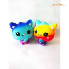 SquiShy TO - Sóc Nhí Ôm Kem Galaxy Đáng Yêu, Đồ Chơi Squishy Mềm Mại Cho Trẻ Em - Phụ Kiện Trang Trí Không Gian Sống