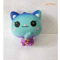 SquiShy TO - Sóc Nhí Ôm Kem Galaxy Đáng Yêu, Đồ Chơi Squishy Mềm Mại Cho Trẻ Em - Phụ Kiện Trang Trí Không Gian Sống