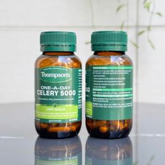 Viên Uống Thompson's Celery 5000mg - Hỗ Trợ Giảm Acid Uric và Sức Khỏe Xương Khớp - Thực Phẩm Bổ Sung New Zealand 60 Viên