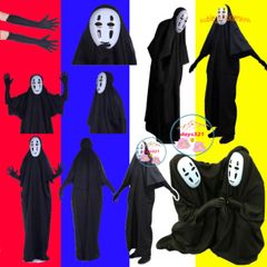 Bộ trang phục Hóa Trang Kaonashi từ Spirited Away - Áo choàng và mặt nạ Cosplay cho trẻ em và người lớn, Độc Đáo cho Bữa Tiệc Hóa Trang