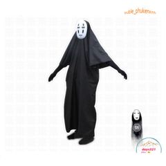 Bộ trang phục Hóa Trang Kaonashi từ Spirited Away - Áo choàng và mặt nạ Cosplay cho trẻ em và người lớn, Độc Đáo cho Bữa Tiệc Hóa Trang