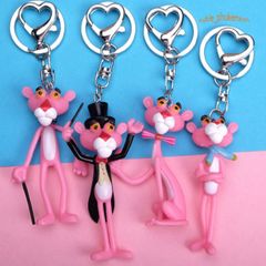 Móc Khóa Hình Pink Panther Dễ Thương - Trang Trí Phụ Kiện Thời Trang, Quà Tặng Đáng Yêu Cho Ngày Trẻ Em và Sinh Nhật