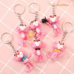 Móc Khóa Hình Pink Panther Dễ Thương - Trang Trí Phụ Kiện Thời Trang, Quà Tặng Đáng Yêu Cho Ngày Trẻ Em và Sinh Nhật