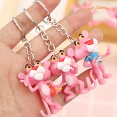 Móc Khóa Hình Pink Panther Dễ Thương - Trang Trí Phụ Kiện Thời Trang, Quà Tặng Đáng Yêu Cho Ngày Trẻ Em và Sinh Nhật