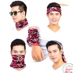 Khăn Đa Năng LEE MIN HO - Khăn Che Cổ & Mặt Thể Thao Đen Trơn Cho Phượt, Du Lịch, Leo Núi và Các Hoạt Động Ngoài Trời