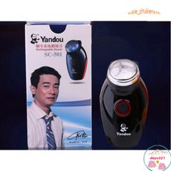 Máy Cạo Râu Yandou SC 501 Đa Năng - Thiết Kế Siêu Bền, Sử Dụng Pin Sạc Tiện Lợi Cho Nam Giới, Đầu Cạo Xoay êm ái