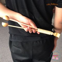 Cây Massage Lưng Gỗ Tự Nhiên 2 Trong 1 - Đấm Và Gãi, Dụng Cụ Thư Giãn Đa Năng Cho Mọi Lứa Tuổi, Giải Pháp Chăm Sóc Sức Khỏe Ứng Dụng Tại Nhà