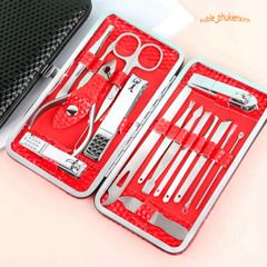 Bộ Dụng Cụ Làm Nail 12 Món Thép Không Gỉ - Bộ Cắt Móng Tay Chuyên Nghiệp Sang Trọng - Quà Tặng Tuyệt Vời Cho Phái Đẹp