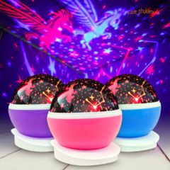 Đèn Ngủ Chiếu Sao Xoay 360 Độ - Tạo Bầu Trời Đầy Sao Trong Phòng Ngủ, Đèn Họa Tiết Lãng Mạn Cho Trẻ Em và Người Lớn