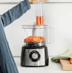 Máy Xay Sinh Tố Đa Năng Bosch MCM3501M - Công Suất 800W, Hơn 50 Chức Năng, Dao Thép Không Gỉ, Lý Tưởng Cho Món Ăn Tươi Ngon