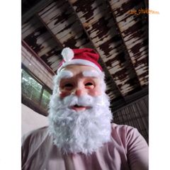 Mặt Nạ Ông Già Noel Cao Su - Đồ Trang Trí Giáng Sinh Thú Vị Cho Tiệc Lễ Hội, Halloween, Cosplay