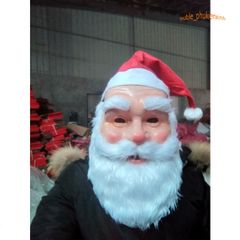 Mặt Nạ Ông Già Noel Cao Su - Đồ Trang Trí Giáng Sinh Thú Vị Cho Tiệc Lễ Hội, Halloween, Cosplay