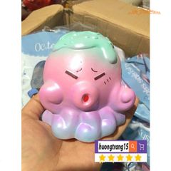 Đồ Chơi Squishy Lớn JUMBO Hình Bạch Tuộc Xốp Phối Màu - Đồ Chơi Giảm Stress Dễ Thương Cho Bé Từ 5 Tuổi