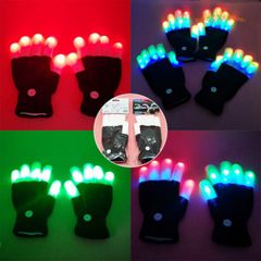 Găng Tay LED Phát Sáng 7 Màu - Phụ Kiện Thời Trang Độc Đáo Cho Tiệc Tùng & Sự Kiện Âm Nhạc, Dây Giày Phát Sáng Kèm Theo