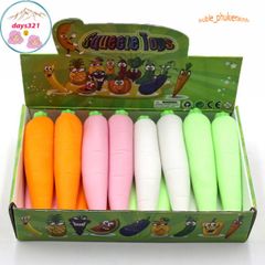 Đồ Chơi Bóp Tay Squishy Cà Rốt Mochi - Đồ Chơi Giảm Stress Dễ Thương, An Toàn Cho Trẻ Em và Người Lớn