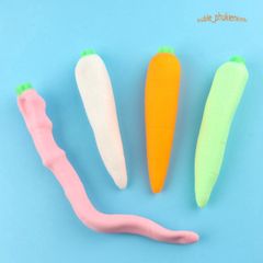 Đồ Chơi Bóp Tay Squishy Cà Rốt Mochi - Đồ Chơi Giảm Stress Dễ Thương, An Toàn Cho Trẻ Em và Người Lớn