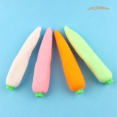 Đồ Chơi Bóp Tay Squishy Cà Rốt Mochi - Đồ Chơi Giảm Stress Dễ Thương, An Toàn Cho Trẻ Em và Người Lớn