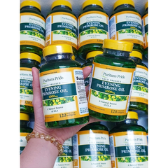 Tinh Dầu Hoa Anh Thảo Evening Primrose Oil 1000mg với GLA - 120 Viên Hỗ Trợ Cân Bằng Nội Tiết Tố Cho Phụ Nữ – Puritan's Pride Mỹ