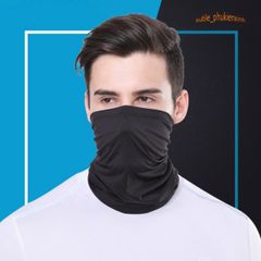 Khăn Trùm Bịt Mặt Ninja Đen - Khẩu Trang Đắp Kín Thời Trang Nam Nữ, Bảo Vệ Khỏi Tia UV, Gió Lạnh và Bụi Bẩn